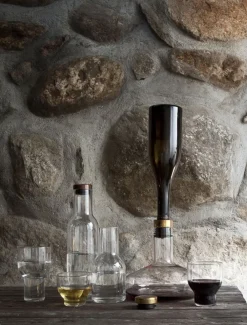 Audo Copenhagen Bar & Vin<Wine Breather, Deluxe, Clear/Gold