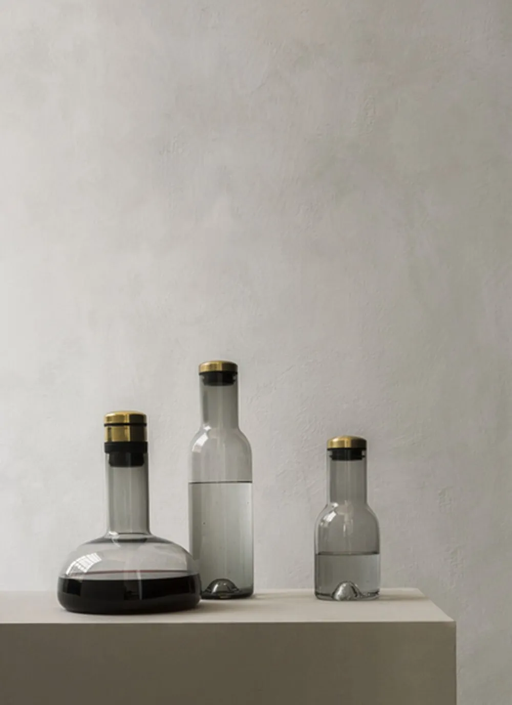 Audo Copenhagen Bar & Vin<Wine Breather, Deluxe, Clear/Gold