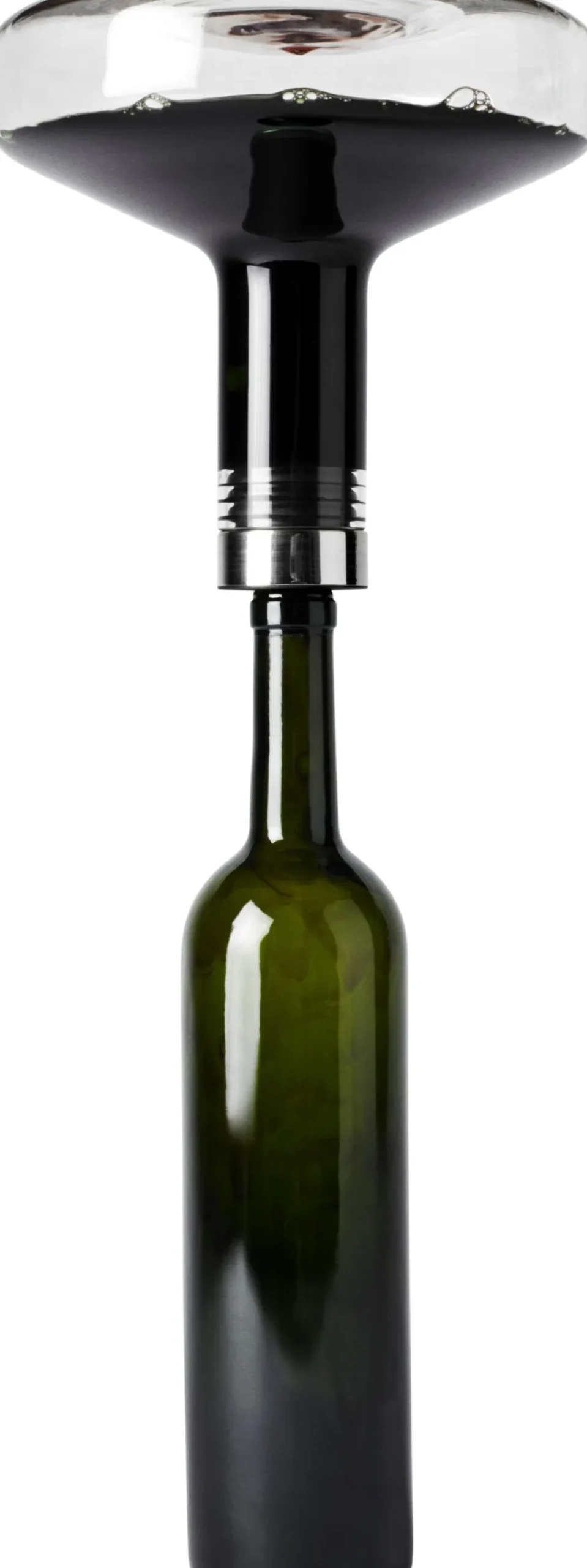 Audo Copenhagen Bar & Vin<Wine Breather, Deluxe, Clear/Steel